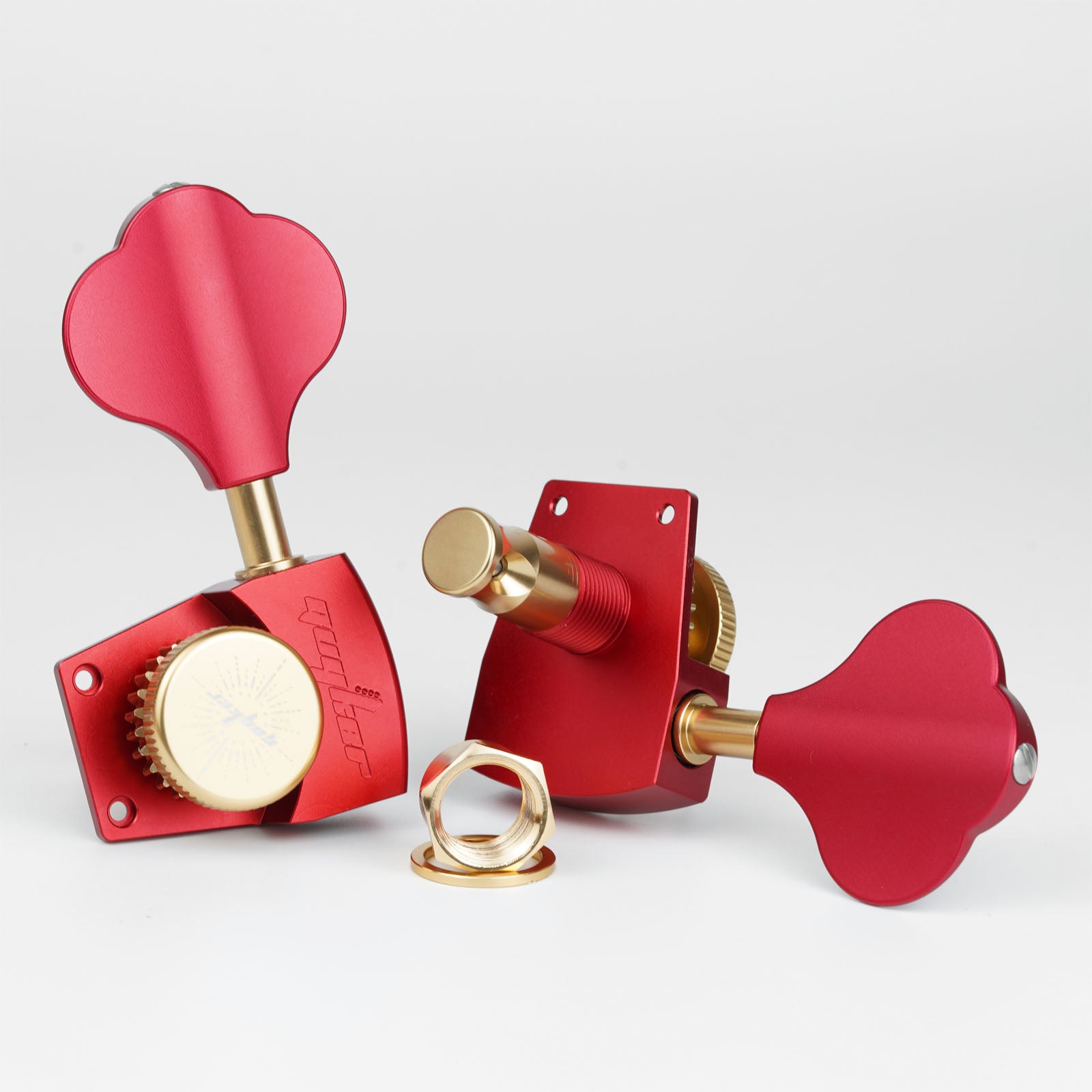 Guyker GKA-3639SP Locking Bass Tuning Machine 1:26 Ratio with CNC Aluminum Alloy Body