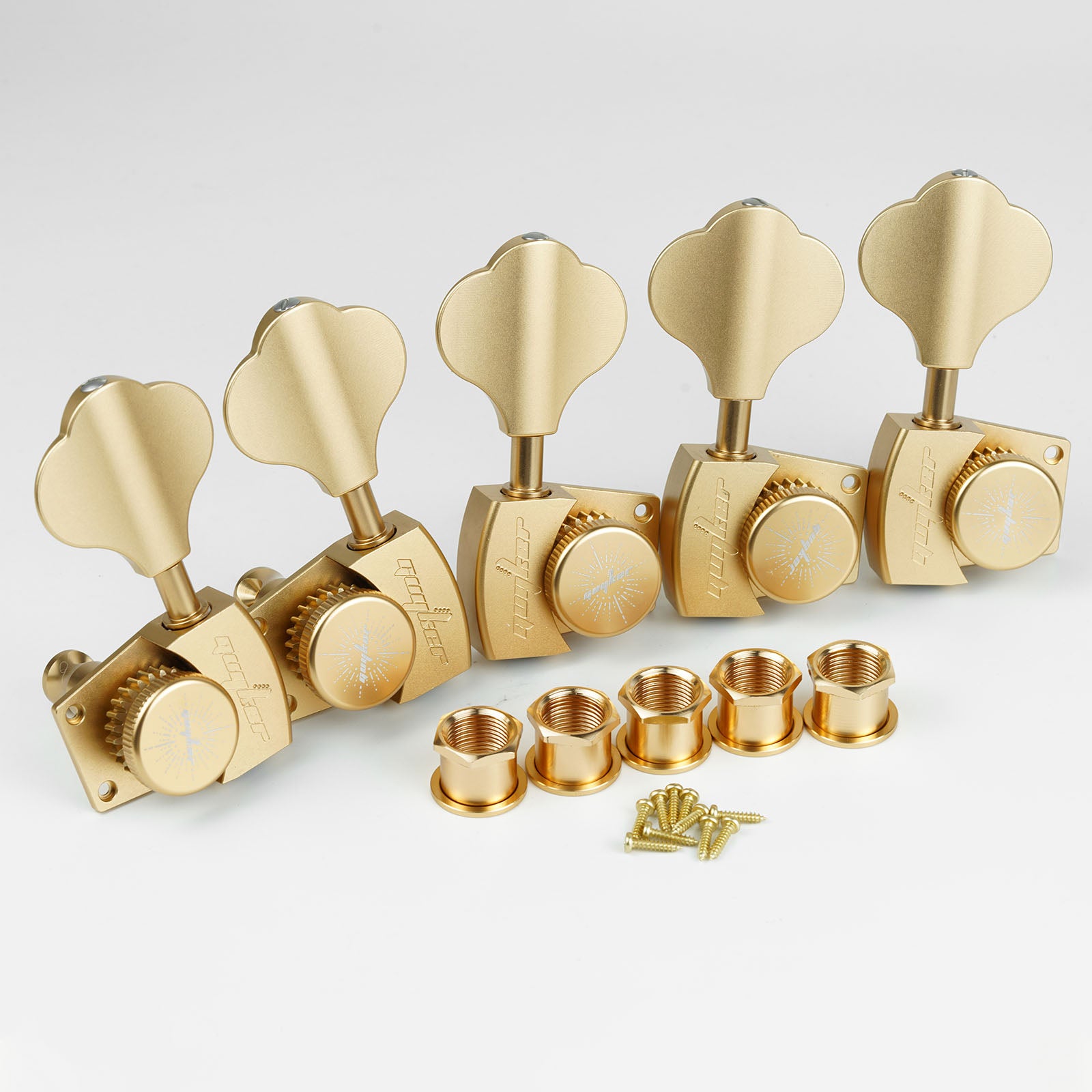 Guyker GKA-3639SP Locking Bass Tuning Machine 1:26 Ratio with CNC Aluminum Alloy Body