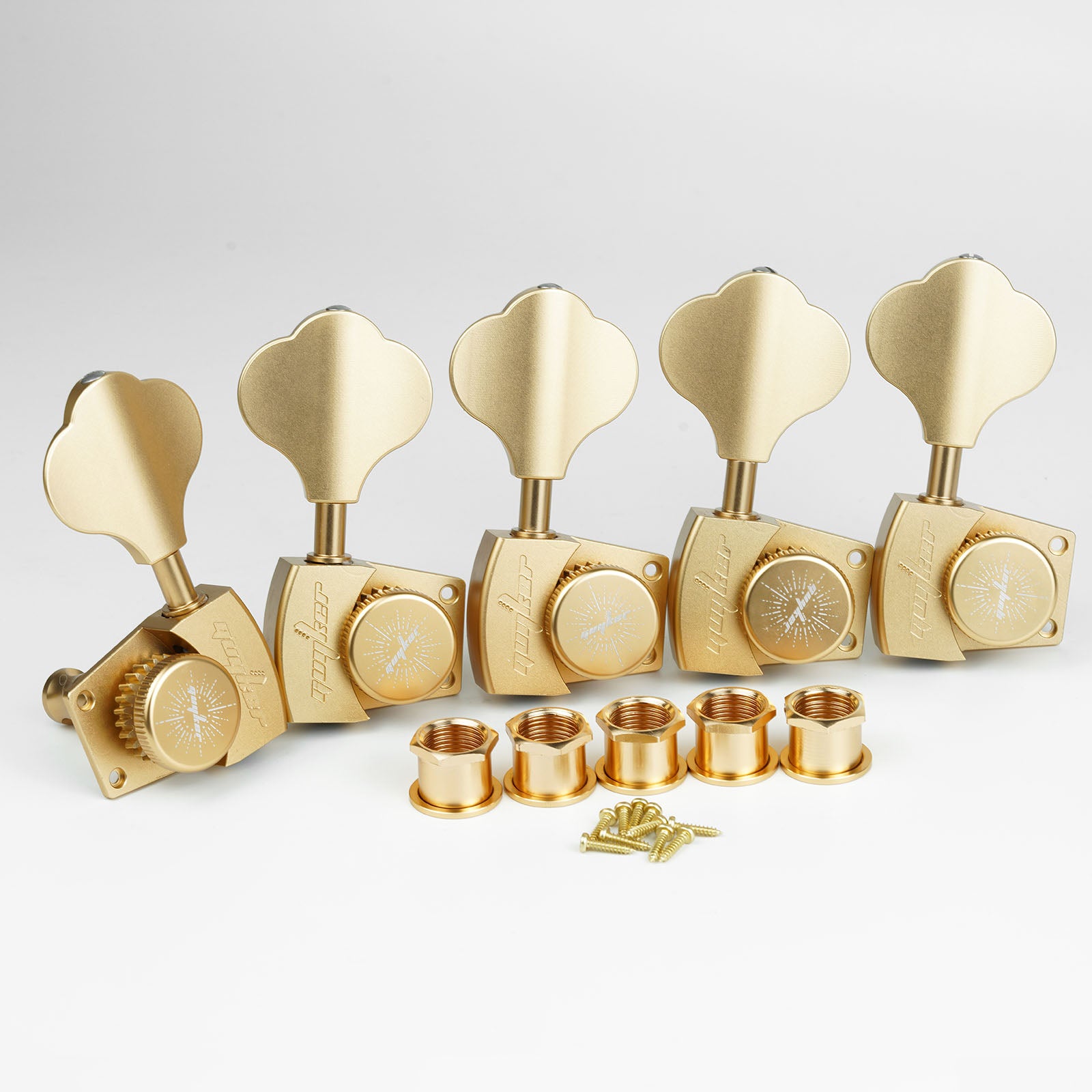 Guyker GKA-3639SP Locking Bass Tuning Machine 1:26 Ratio with CNC Aluminum Alloy Body