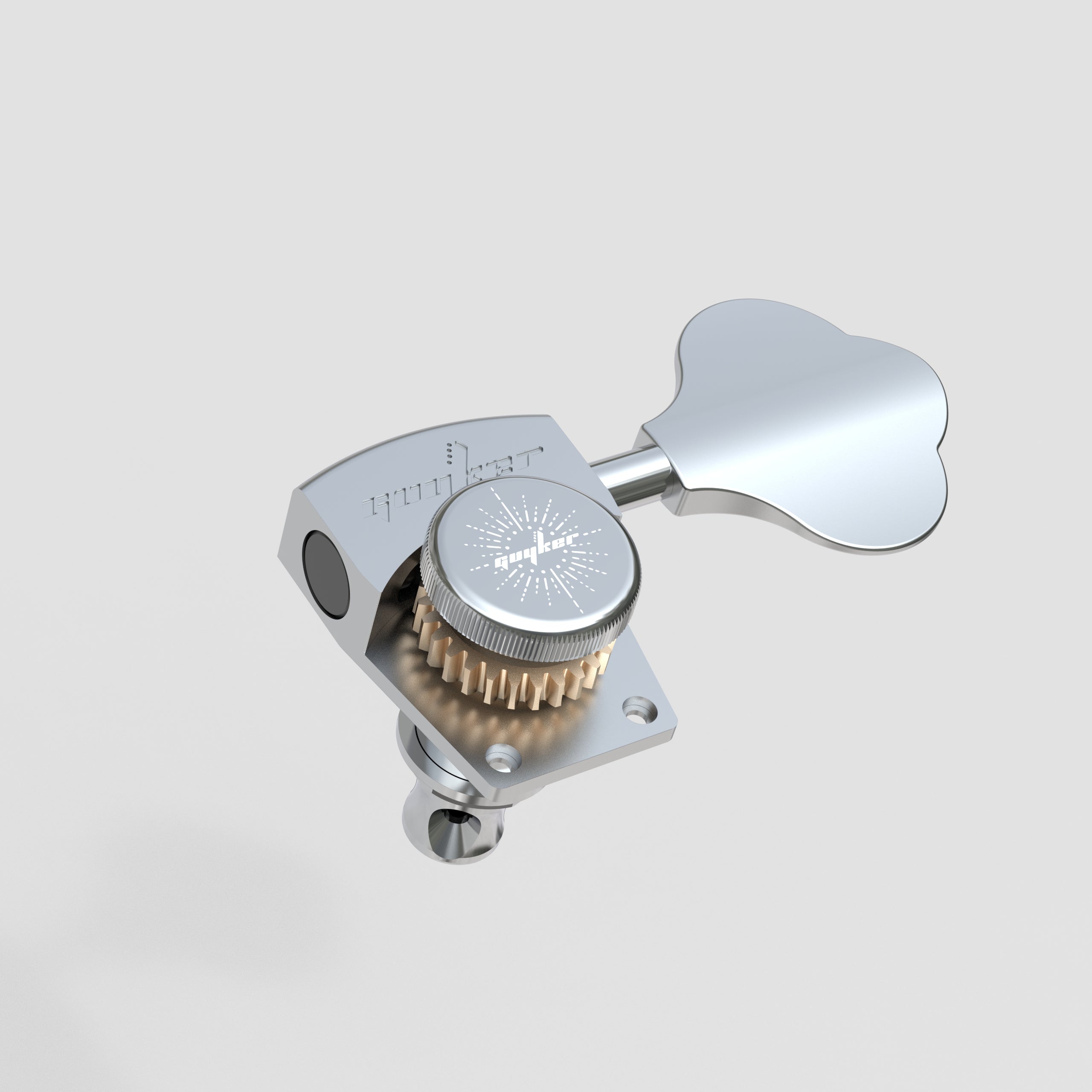 Guyker GKA-3639SP Locking Bass Tuning Machine 1:26 Ratio with CNC Aluminum Alloy Body