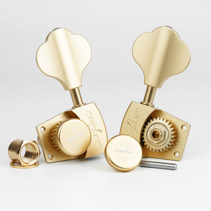 Guyker GKA-3639SP Locking Bass Tuning Machine 1:26 Ratio with CNC Aluminum Alloy Body