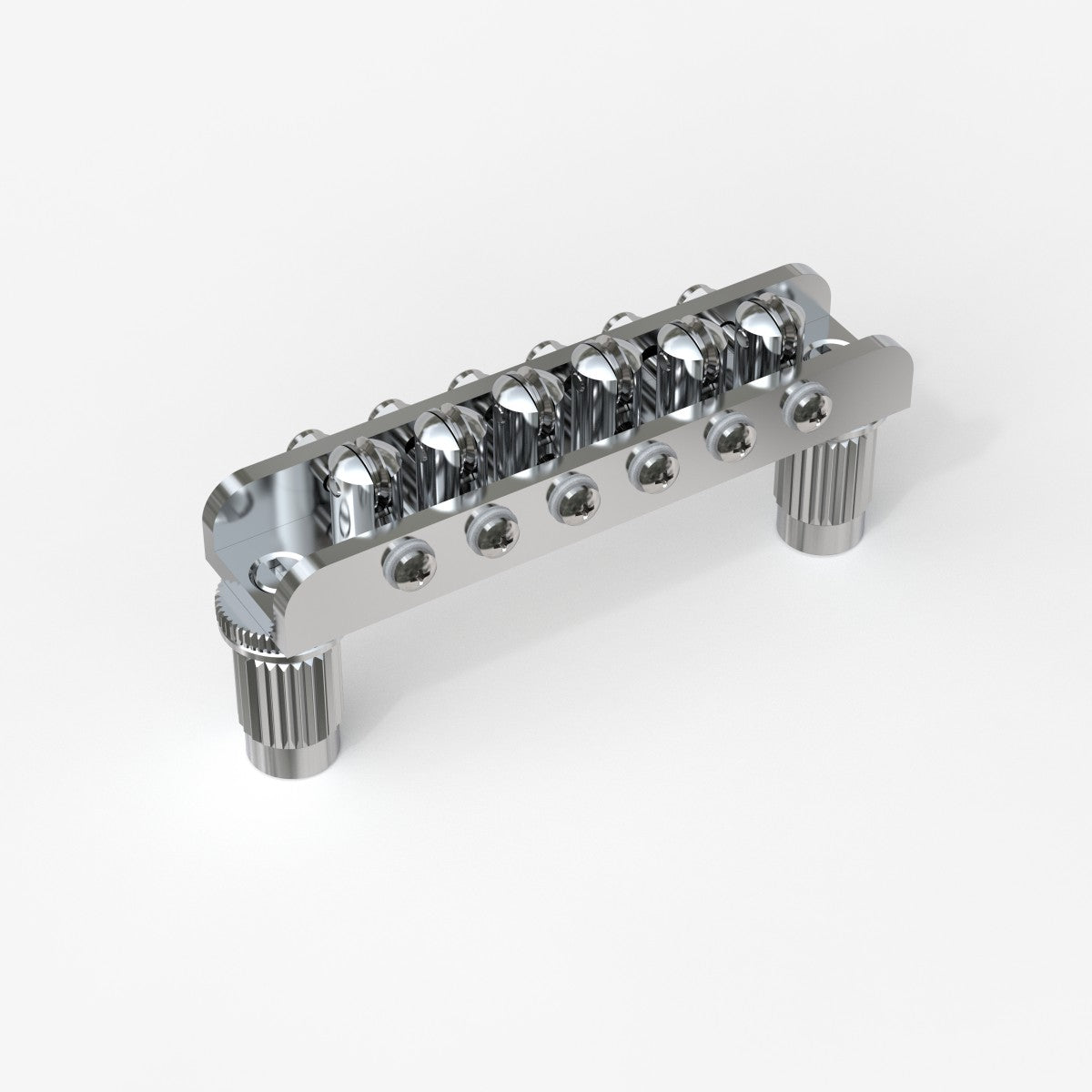 Guyker MTB606 Chrom 6-Saiten-Gitarre Roller Bridge Mosrite-Stil