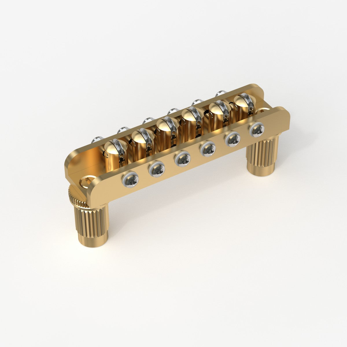 Guyker MTB606 Chrom 6-Saiten-Gitarre Roller Bridge Mosrite-Stil