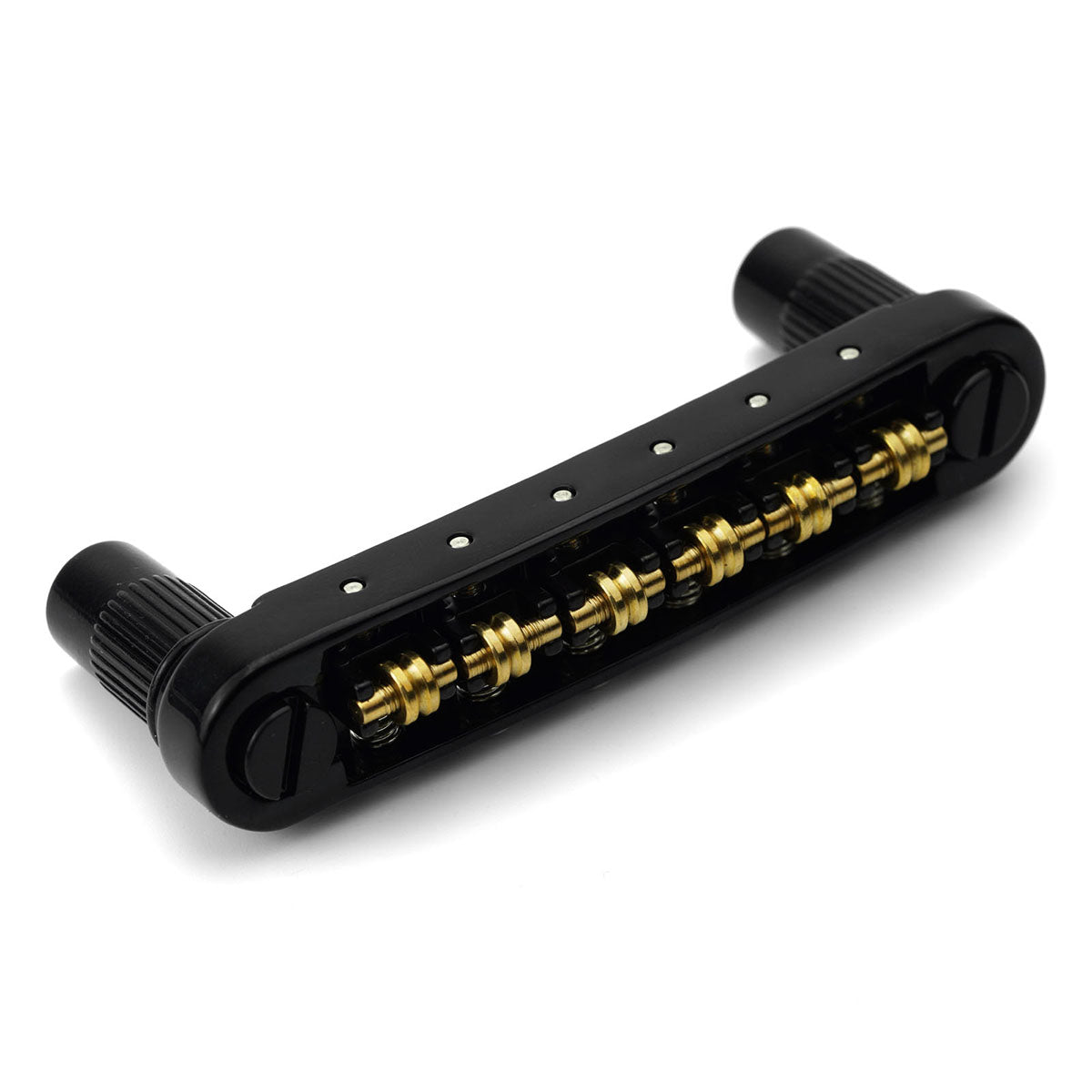 Guyker GM025 6-Saddle Roller Guitar Bridge with Locking Posts for Electric Guitar