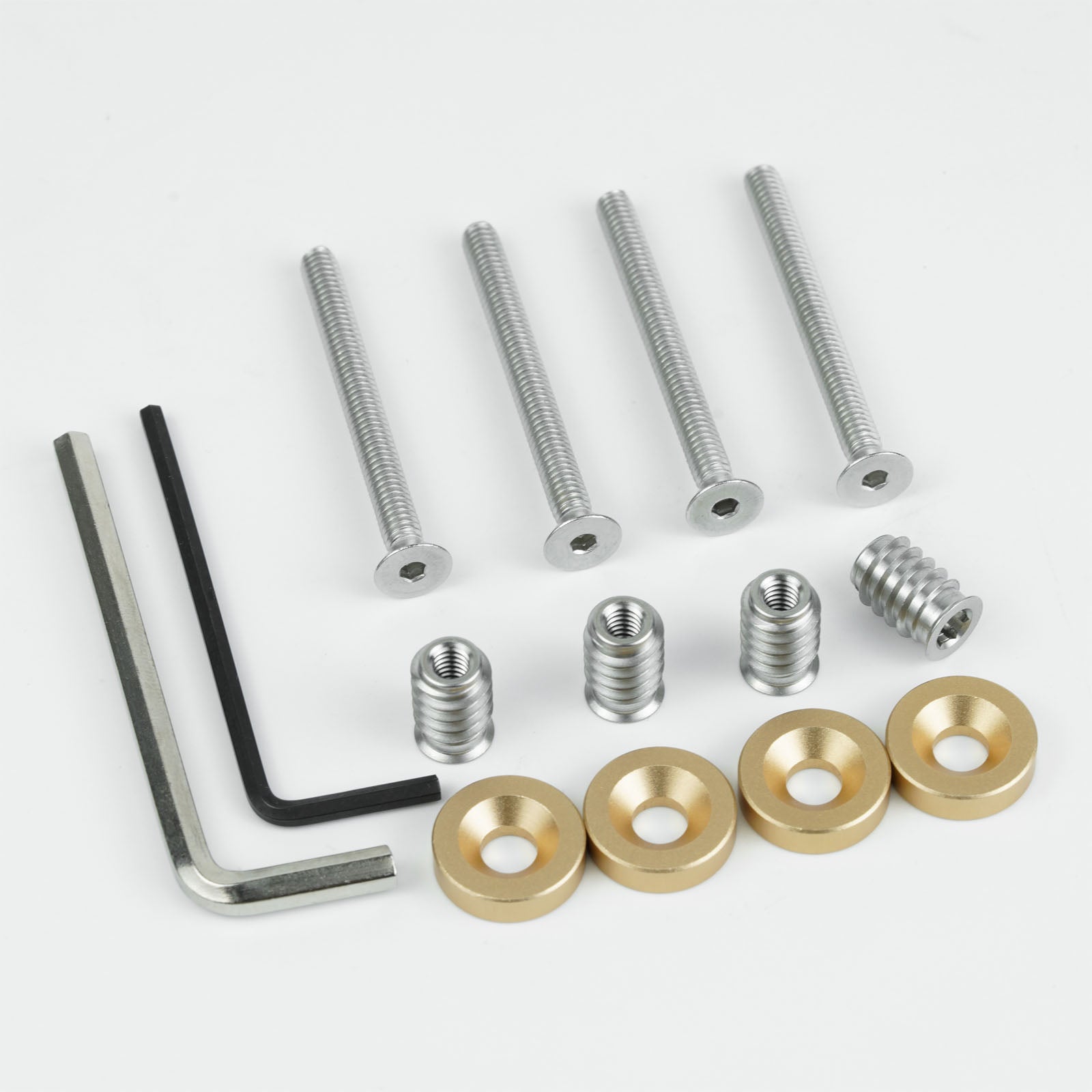 Guyker GN-011 Bolt-On Neck Mounting Screw & Bushing Set