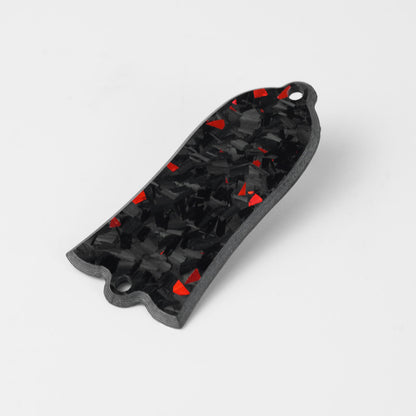 Guyker JA2006T / JA3006T Forged Carbon Fiber Truss Rod Cover 2-Hole / 3-Hole for Les Paul Style Electric Guitar