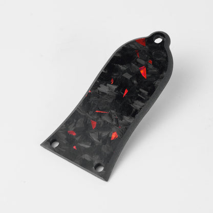 Guyker JA2006T / JA3006T Forged Carbon Fiber Truss Rod Cover 2-Hole / 3-Hole for Les Paul Style Electric Guitar