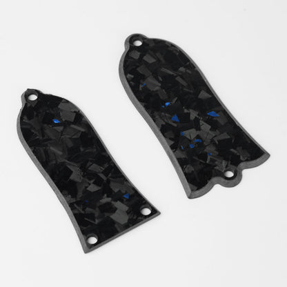 Guyker JA2006T / JA3006T Forged Carbon Fiber Truss Rod Cover 2-Hole / 3-Hole for Les Paul Style Electric Guitar
