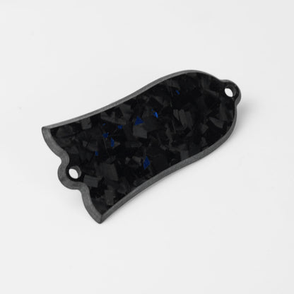 Guyker JA2006T / JA3006T Forged Carbon Fiber Truss Rod Cover 2-Hole / 3-Hole for Les Paul Style Electric Guitar