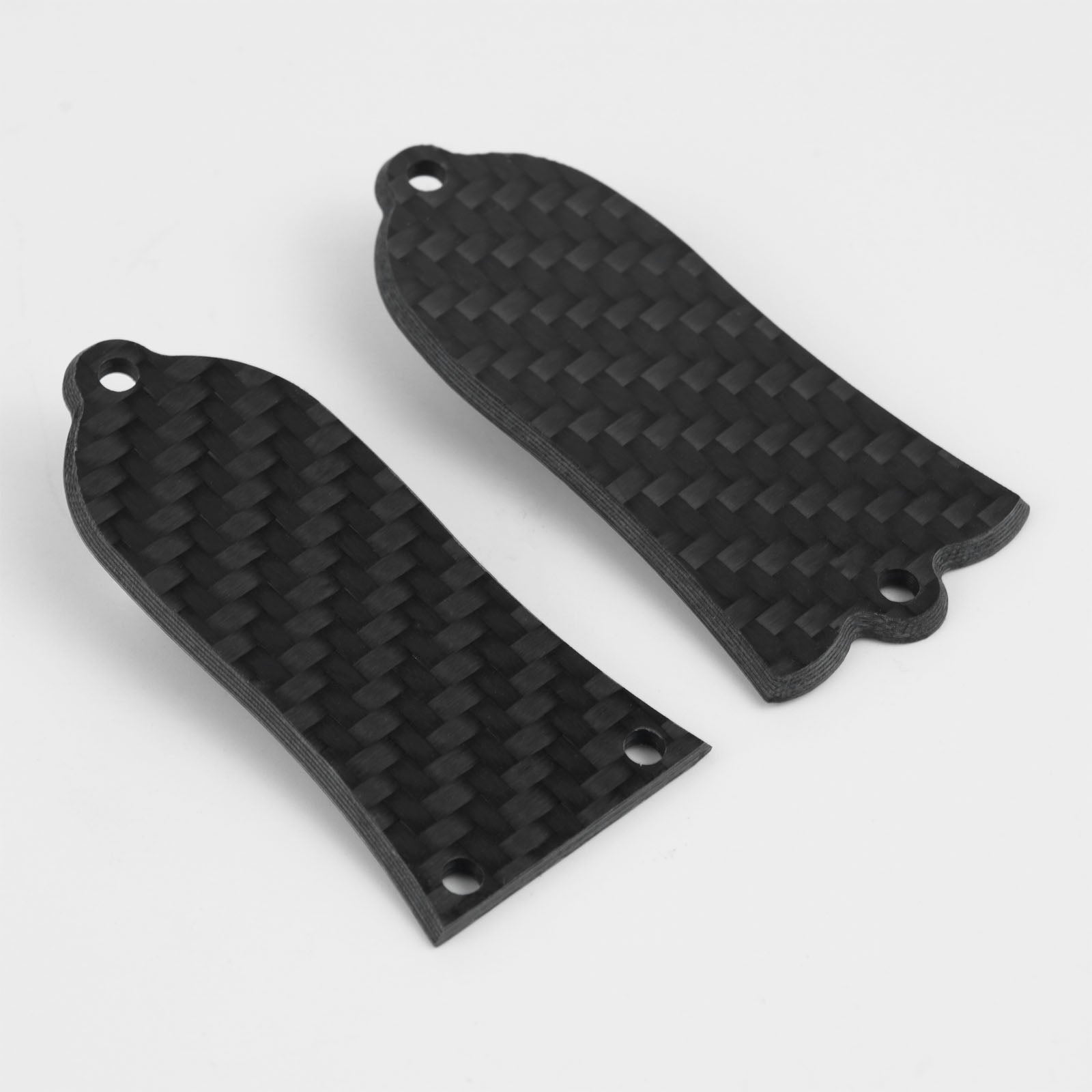 Guyker JA2006T / JA3006T Forged Carbon Fiber Truss Rod Cover 2-Hole / 3-Hole for Les Paul Style Electric Guitar