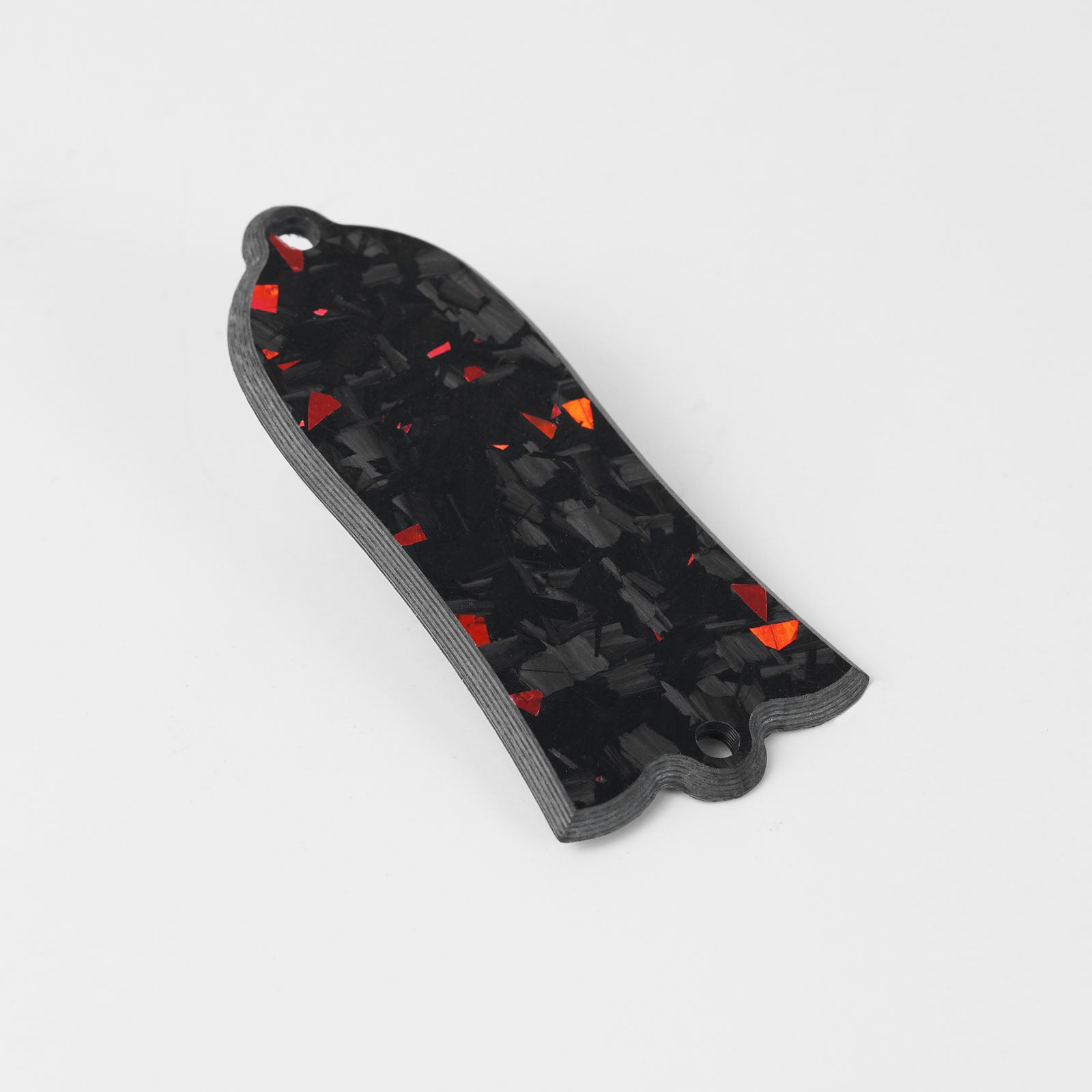 Guyker JA2006T / JA3006T Forged Carbon Fiber Truss Rod Cover 2-Hole / 3-Hole for Les Paul Style Electric Guitar