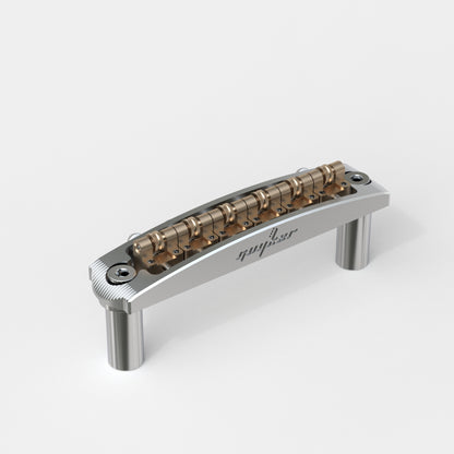 Guyker JZA-003 Jazzmaster Style 6-String Guitar Bridge with Adjustable String Spacing