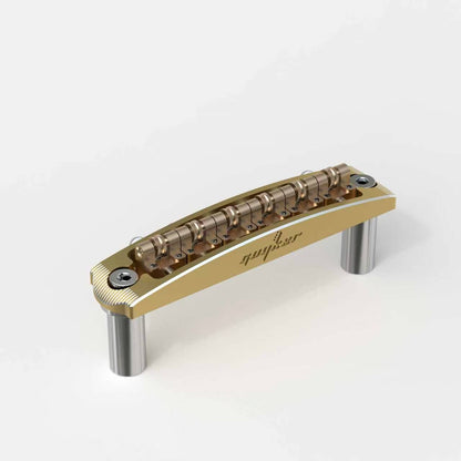 Guyker JZA-003 Jazzmaster Style 6-String Guitar Bridge with Adjustable String Spacing