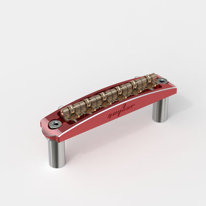 Guyker JZA-003 Jazzmaster Style 6-String Guitar Bridge with Adjustable String Spacing