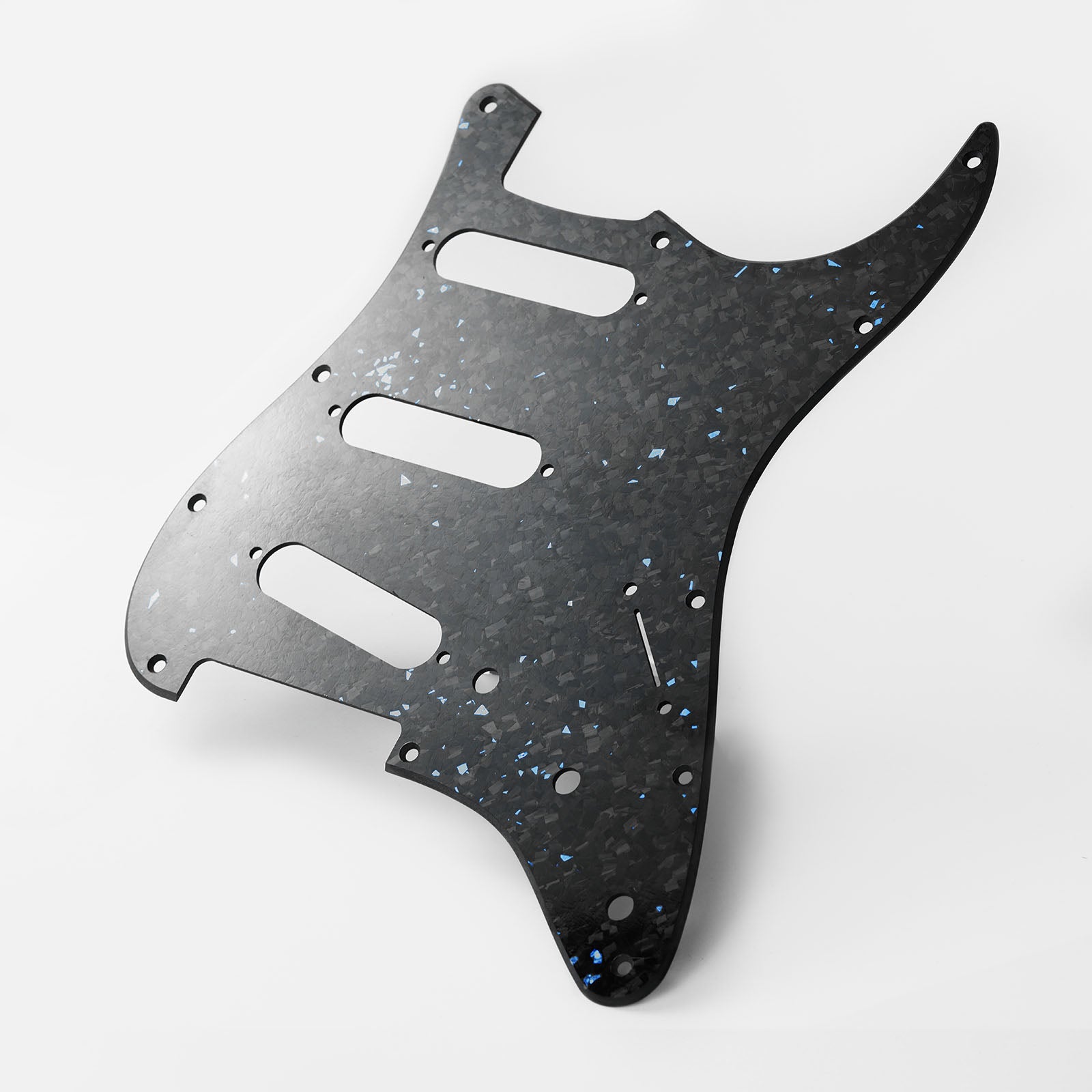 Guyker PG005 Forged Carbon Fiber SSS Pickguard 11-Hole for Strat-Style Electric Guitar