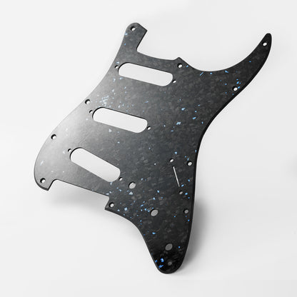 Guyker PG005 Forged Carbon Fiber SSS Pickguard 11-Hole for Strat-Style Electric Guitar