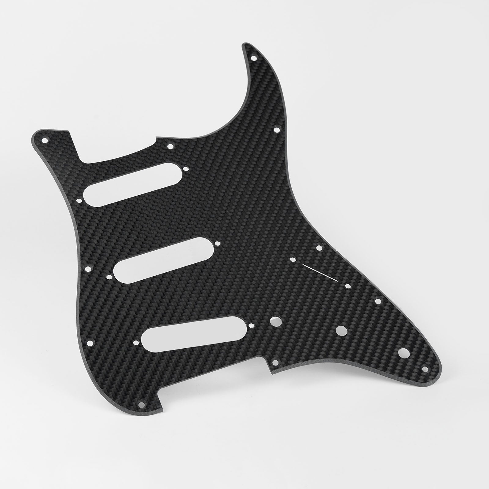 Guyker PG005 Forged Carbon Fiber SSS Pickguard 11-Hole for Strat-Style Electric Guitar
