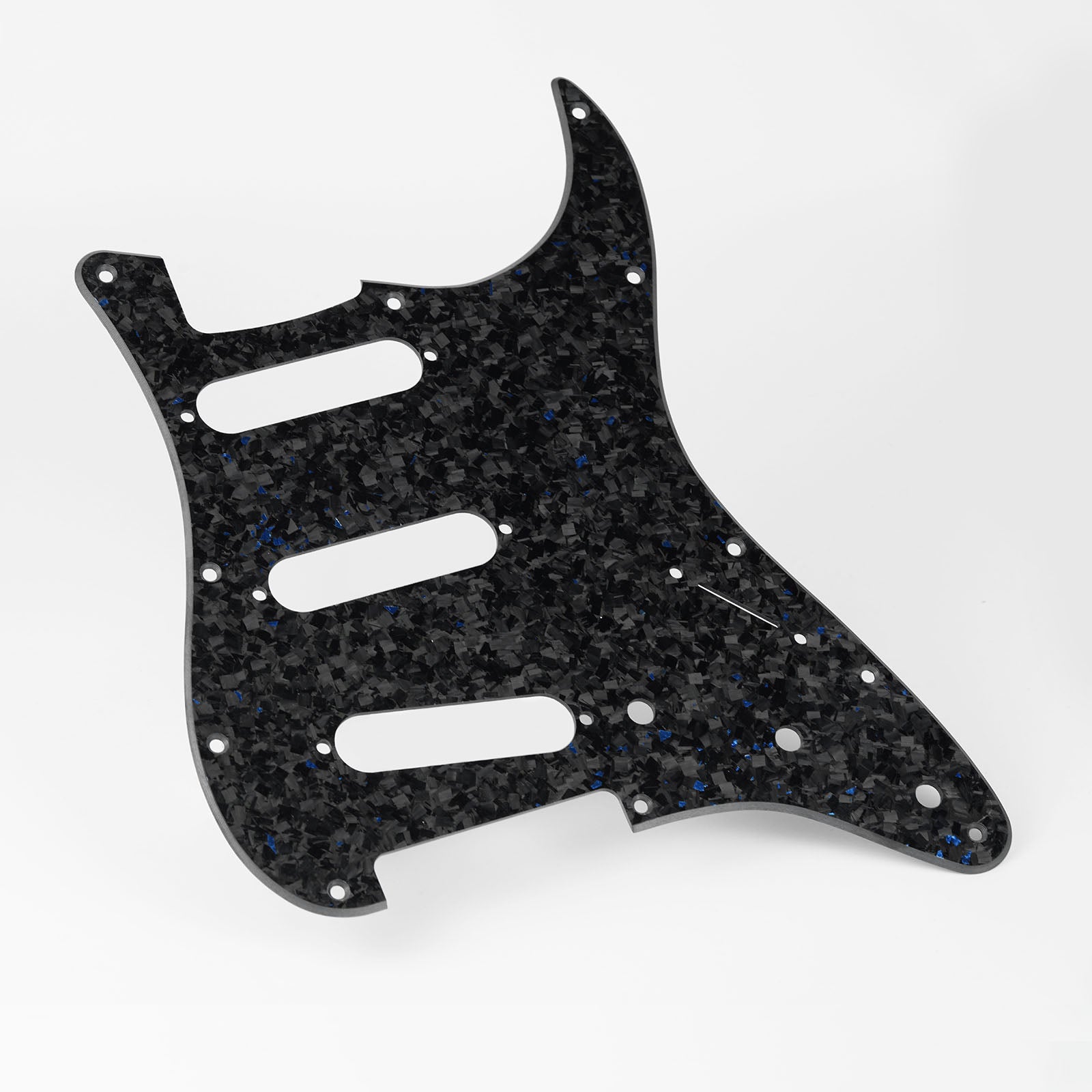 Guyker PG005 Forged Carbon Fiber SSS Pickguard 11-Hole for Strat-Style Electric Guitar