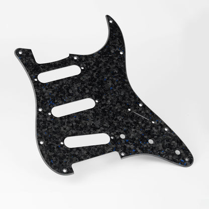 Guyker PG005 Forged Carbon Fiber SSS Pickguard 11-Hole for Strat-Style Electric Guitar
