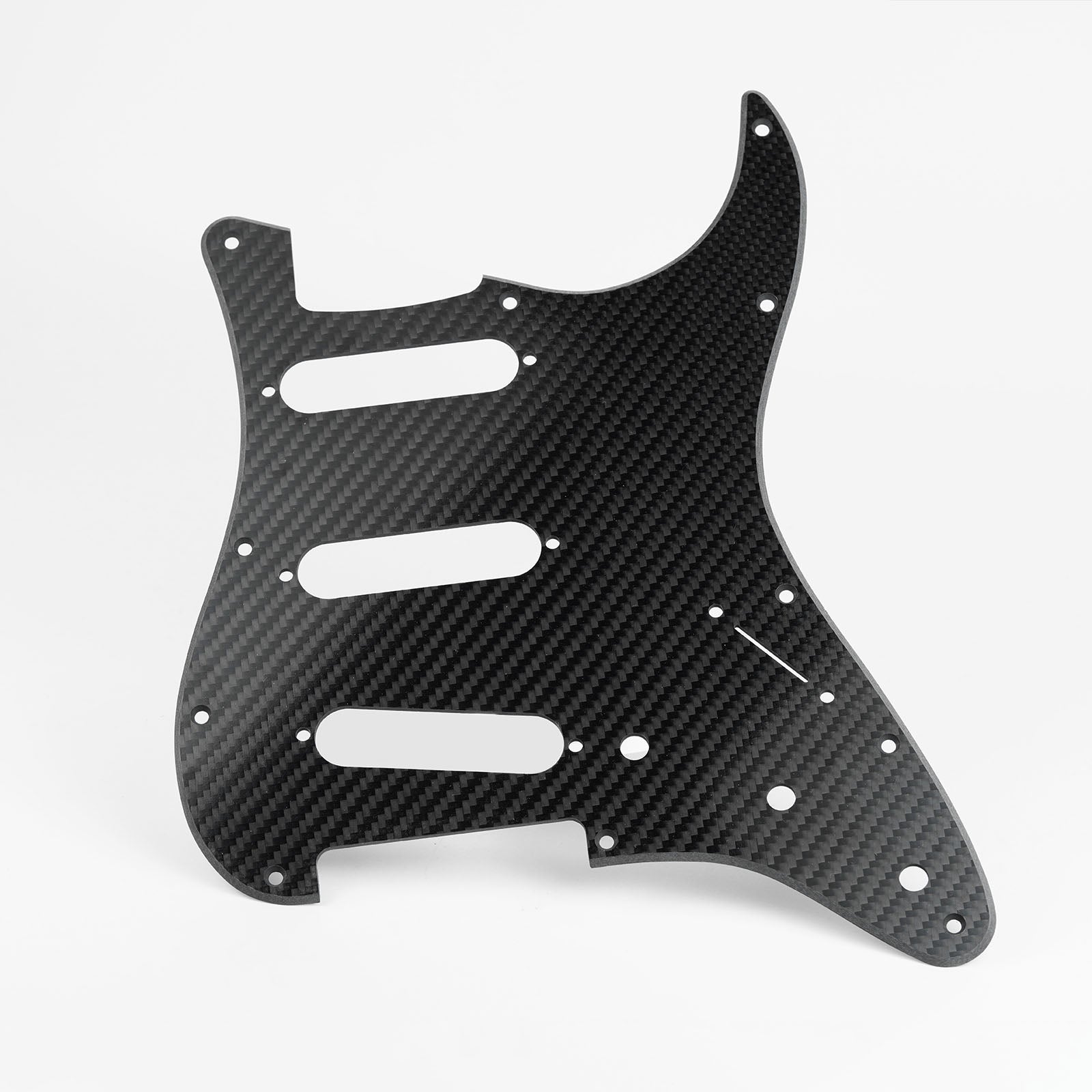 Guyker PG005 Forged Carbon Fiber SSS Pickguard 11-Hole for Strat-Style Electric Guitar