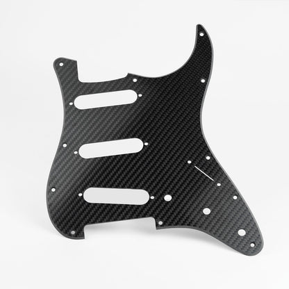 Guyker PG005 Forged Carbon Fiber SSS Pickguard 11-Hole for Strat-Style Electric Guitar