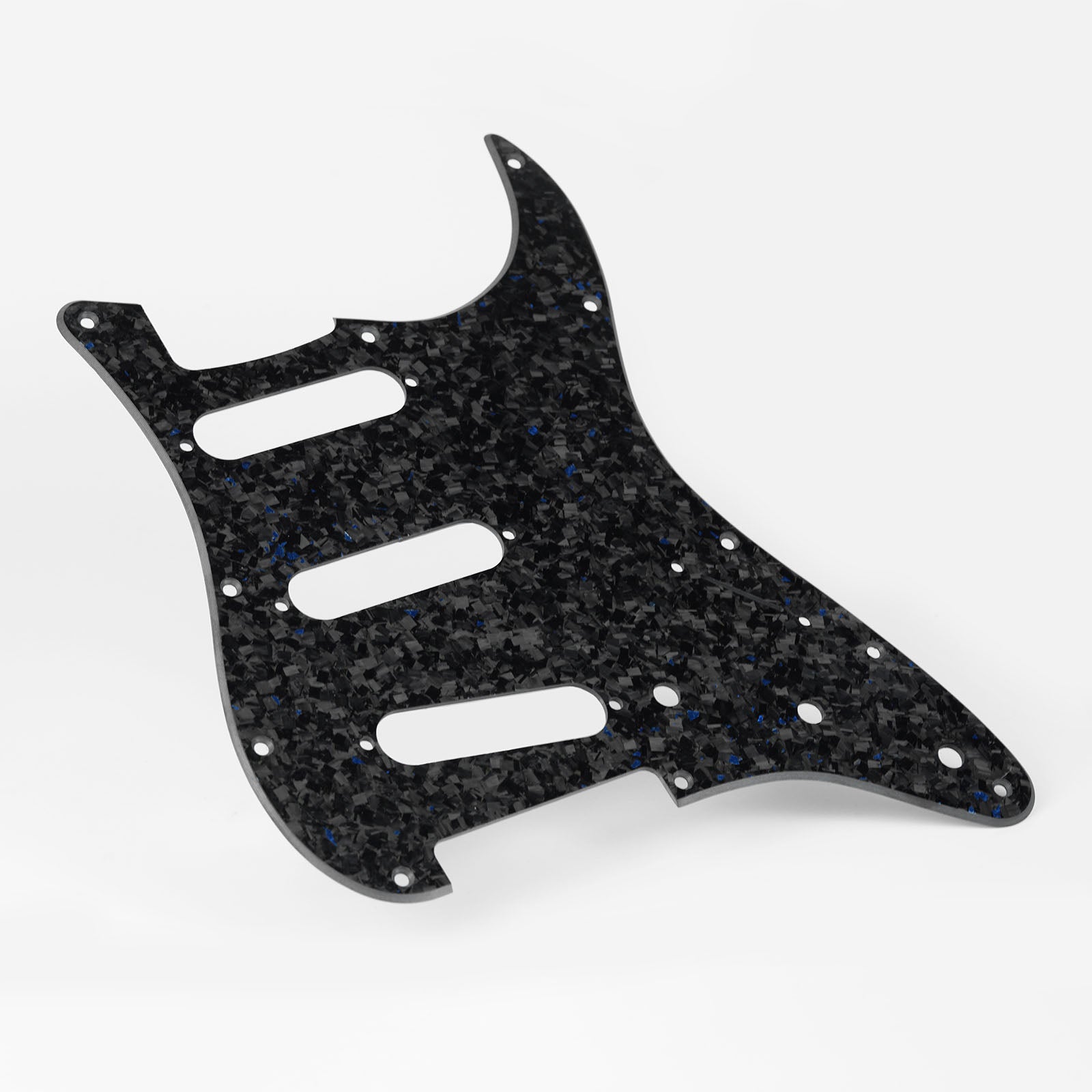 Guyker PG005 Forged Carbon Fiber SSS Pickguard 11-Hole for Strat-Style Electric Guitar