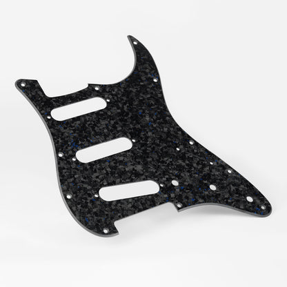 Guyker PG005 Forged Carbon Fiber SSS Pickguard 11-Hole for Strat-Style Electric Guitar