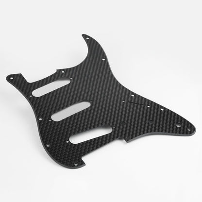 Guyker PG005 Forged Carbon Fiber SSS Pickguard 11-Hole for Strat-Style Electric Guitar