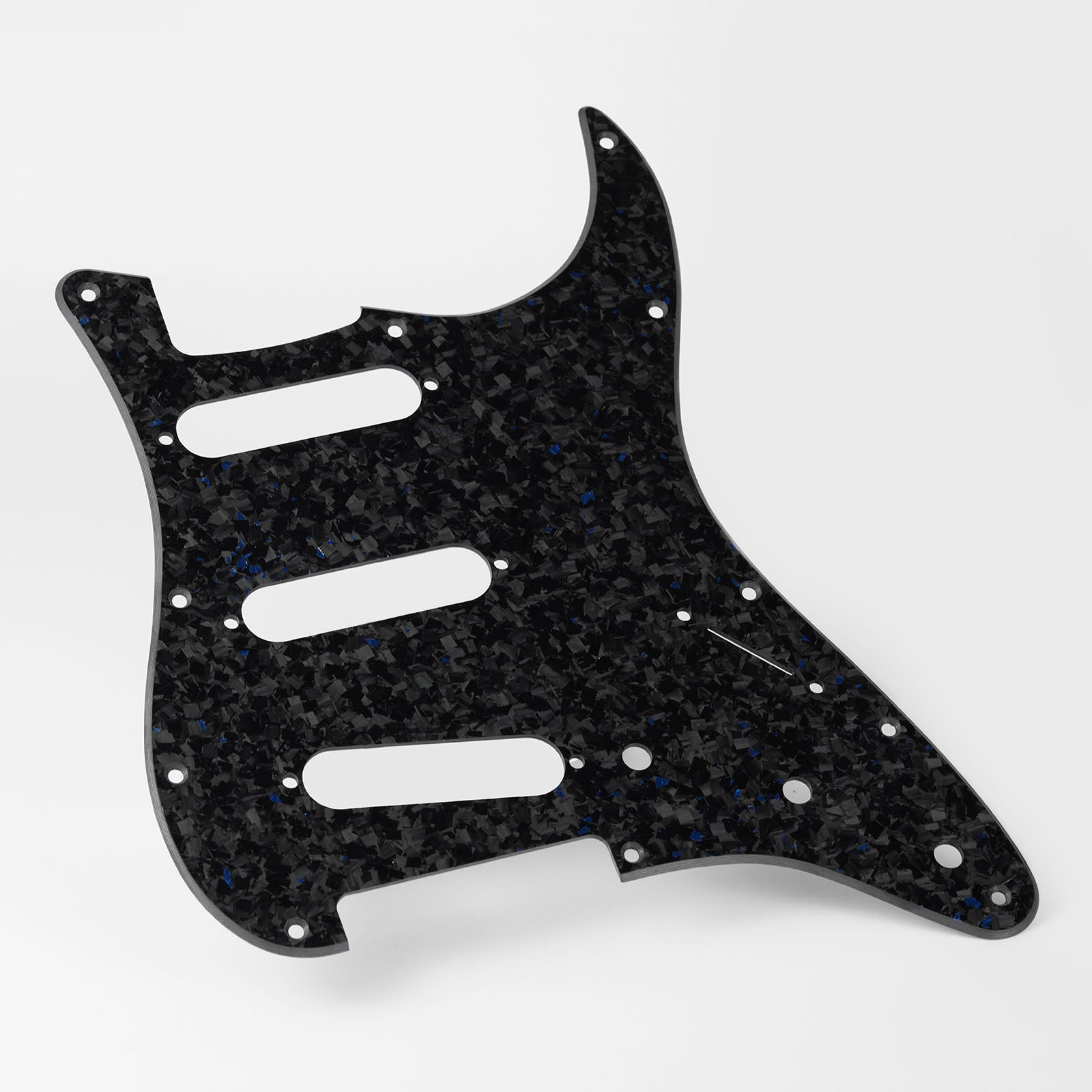 Guyker PG005 Forged Carbon Fiber SSS Pickguard 11-Hole for Strat-Style Electric Guitar
