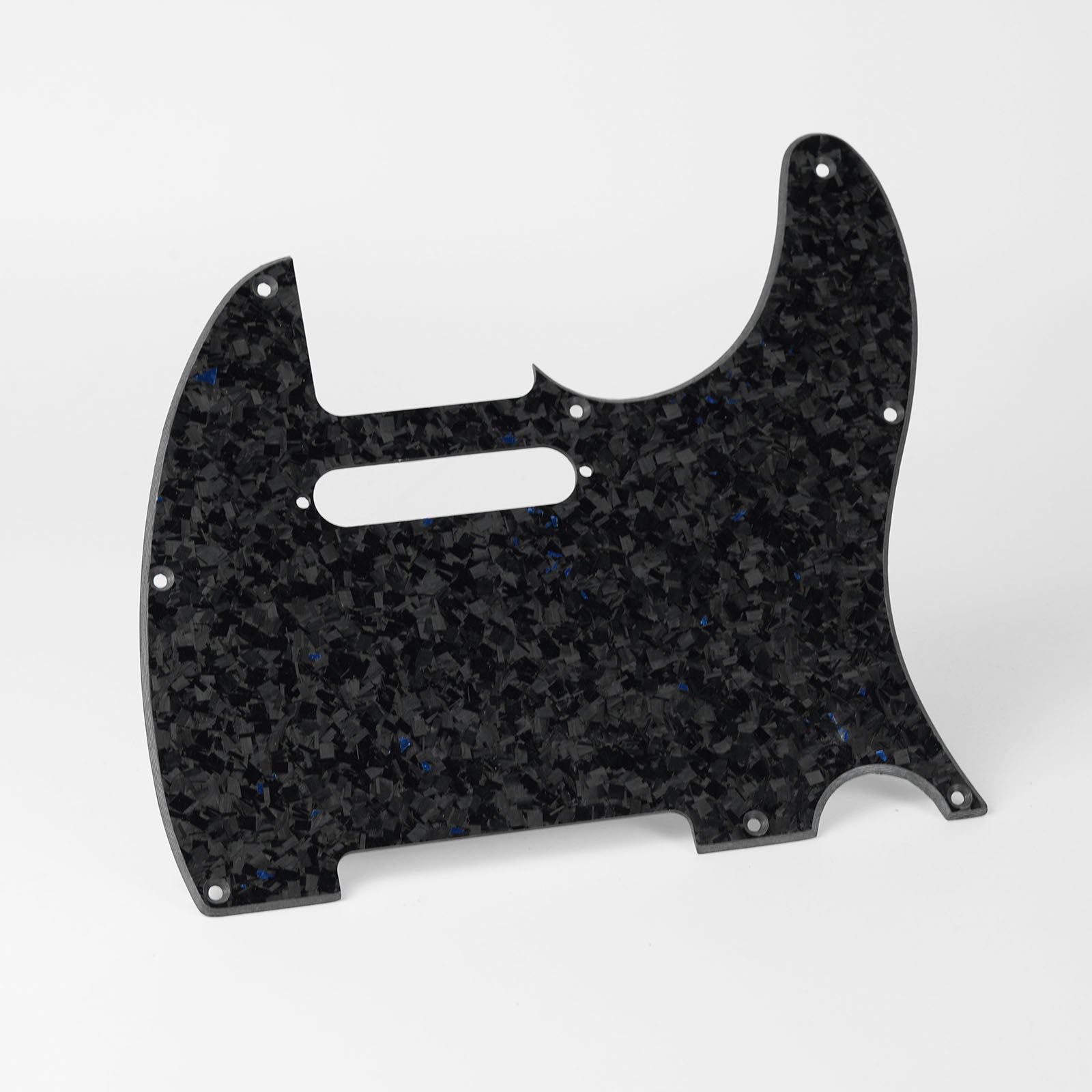 Guyker PG006T Forged Carbon Fiber Tele-Style Pickguard 8-Hole for Electric Guitar