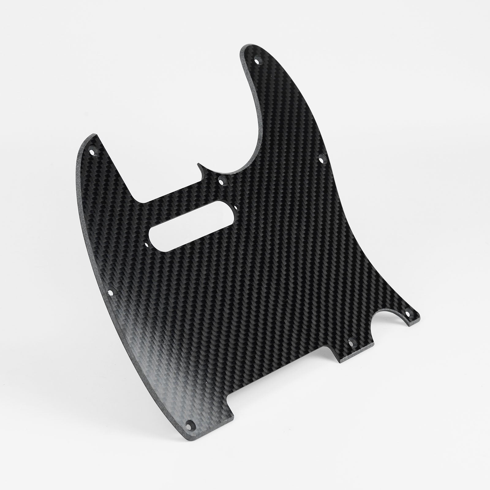 Guyker PG006T Forged Carbon Fiber Tele-Style Pickguard 8-Hole for Electric Guitar