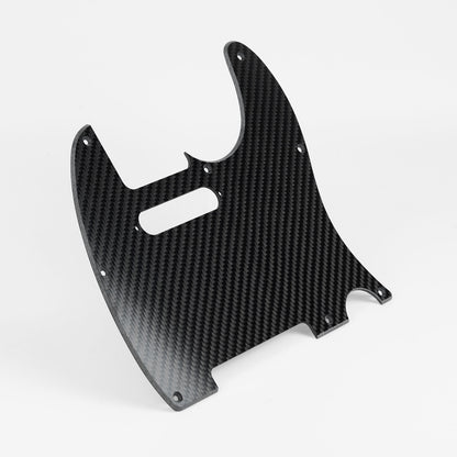 Guyker PG006T Forged Carbon Fiber Tele-Style Pickguard 8-Hole for Electric Guitar