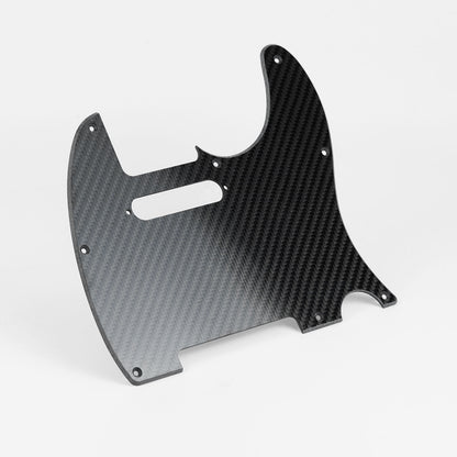 Guyker PG006T Forged Carbon Fiber Tele-Style Pickguard 8-Hole for Electric Guitar