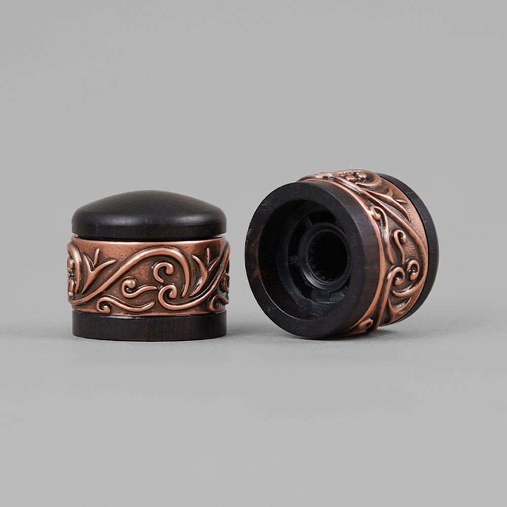 Guyker WK012  Red Sandalwood/Ebony Potentiometer Knob Dia. 6mm