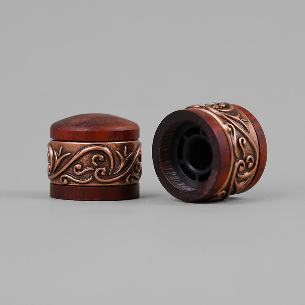 Guyker WK012  Red Sandalwood/Ebony Potentiometer Knob Dia. 6mm