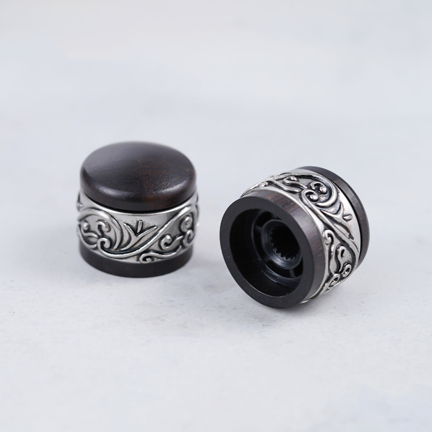 Guyker WK012  Red Sandalwood/Ebony Potentiometer Knob Dia. 6mm
