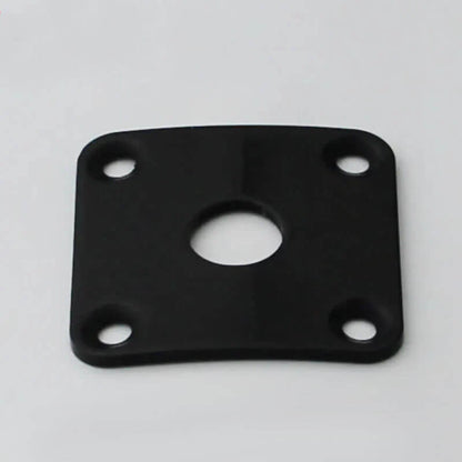 Guyker 1 Piece Square Curved Metal Jack Plate For Electric Guitar Bass