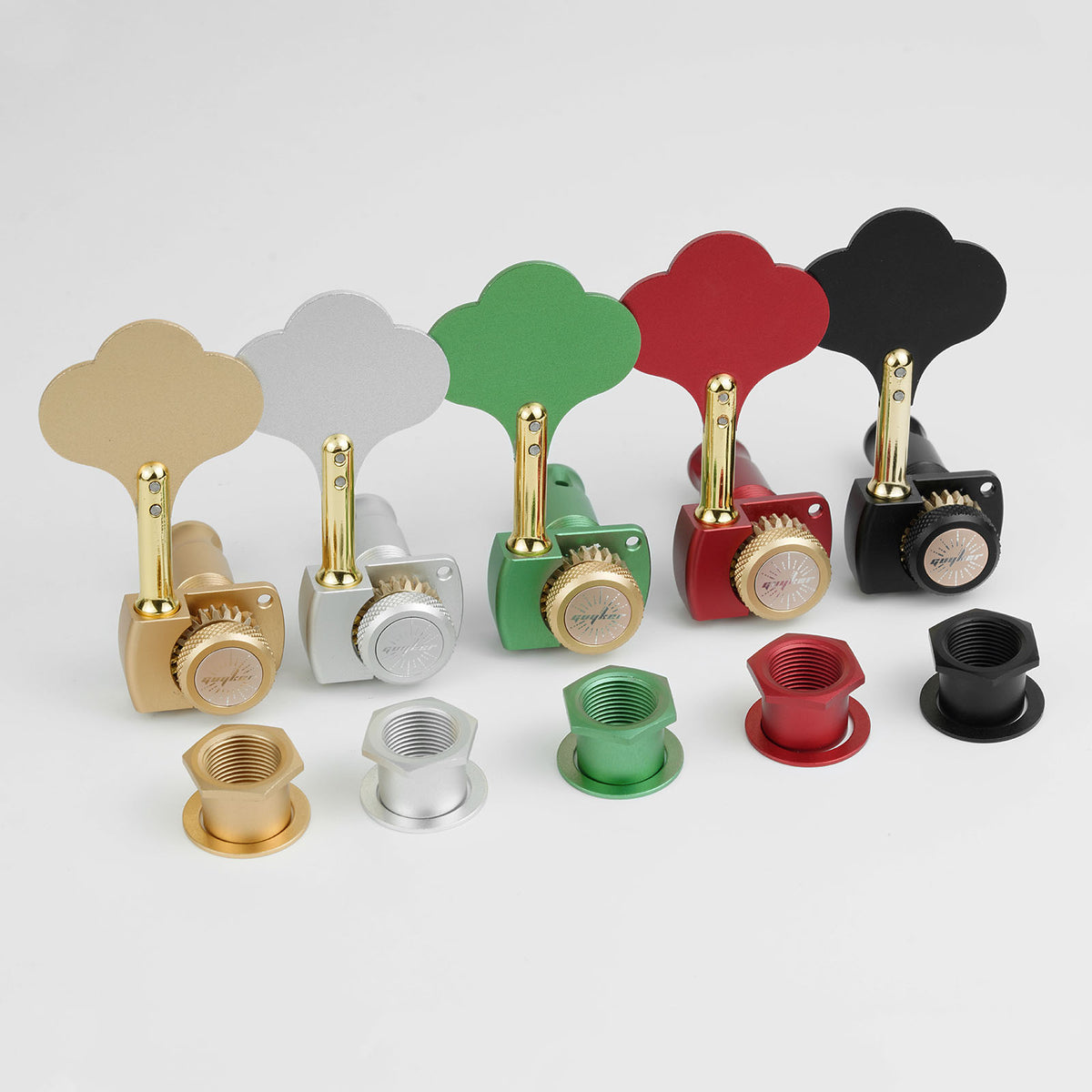 Guyker BBA-101 Bass Locking Machine Heads Tuner for Electric Bass