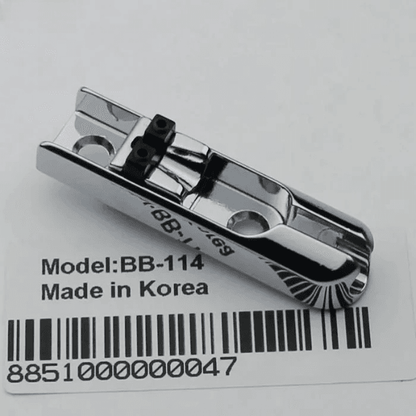 Guyker Bass Guitar Bridge Saddles Adjustable Zinc Alloy Tailpiece BB114