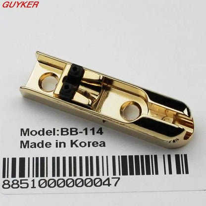 Guyker Bass Guitar Bridge Saddles Adjustable Zinc Alloy Tailpiece BB114