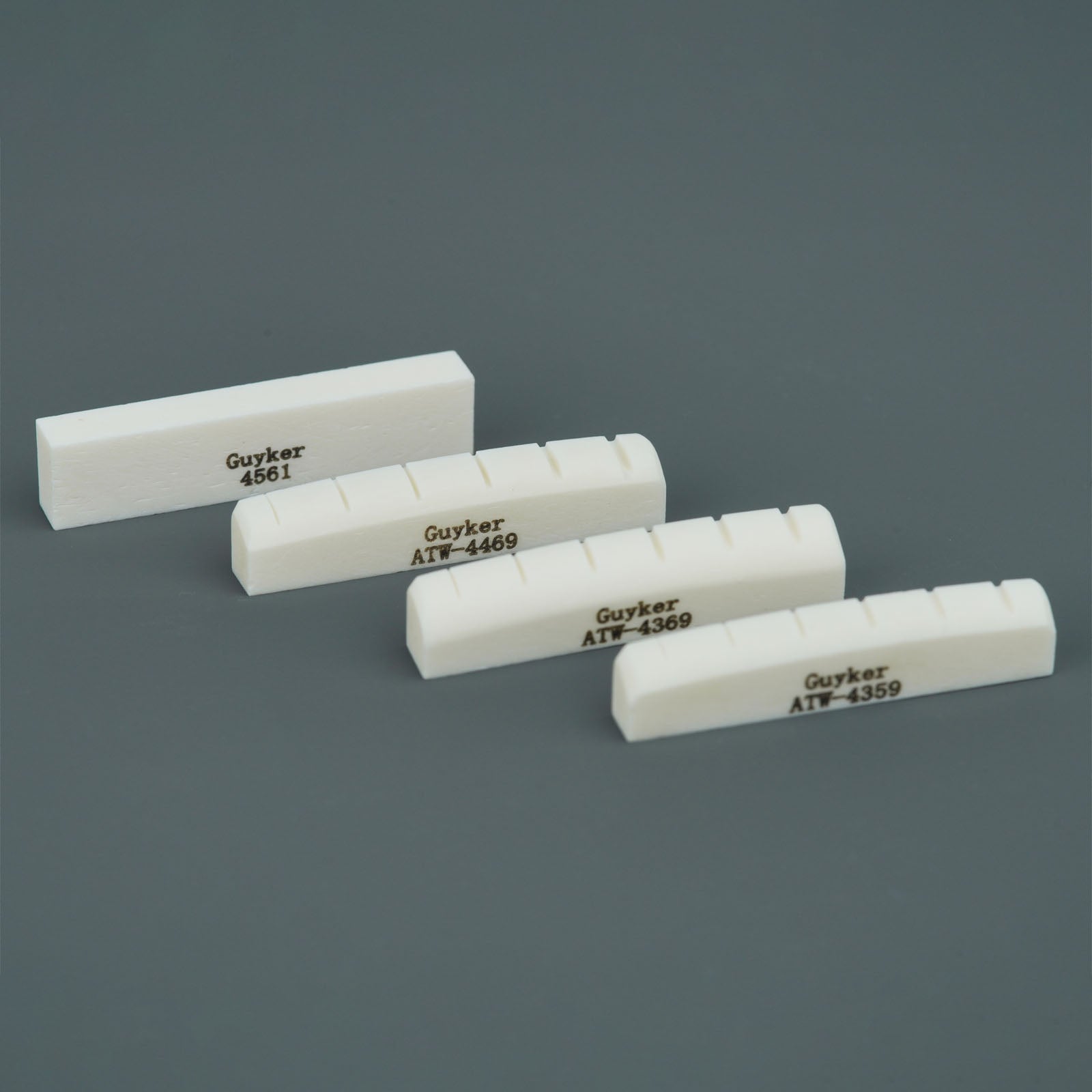 Chris Alsop Classical Guitar Nut – Bone, 52.5mm X 6mm X 9.5mm, Made In UK