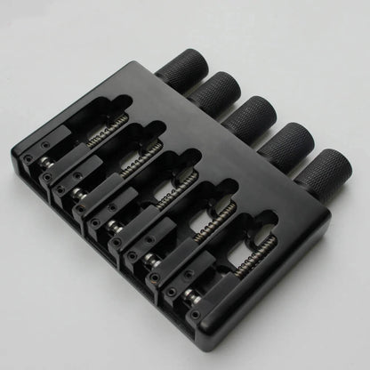Guyker CNC-Machined 5-String Locking Adjustable Headless Bass Bridge WB005