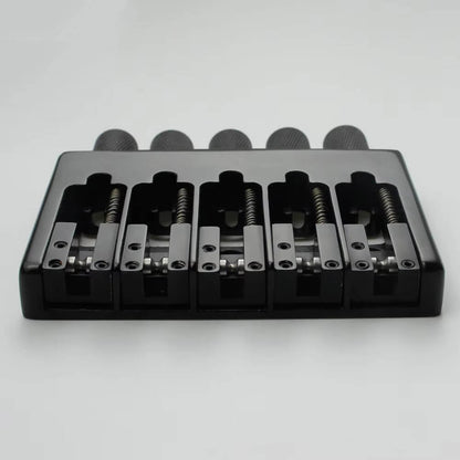 Guyker CNC-Machined 5-String Locking Adjustable Headless Bass Bridge WB005