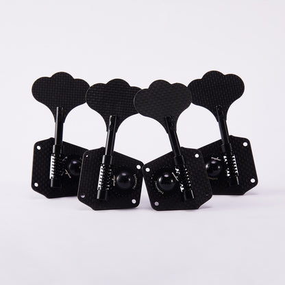 Guyker Carbon Fiber Bass Tuning Pegs 1:28 gear ratio GK 530T-10