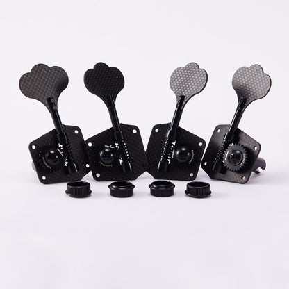 Guyker Carbon Fiber Bass Tuning Pegs 1:28 gear ratio GK 530T-11