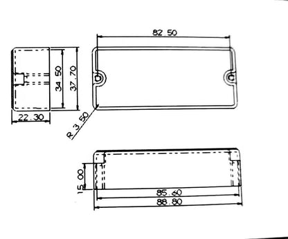 Guyker Double Coil Bass Pickup Set for 4-String DB4