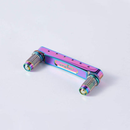 Guyker Electric Guitar Saddle Bridge Brass Saddles Zinc Base GM003 