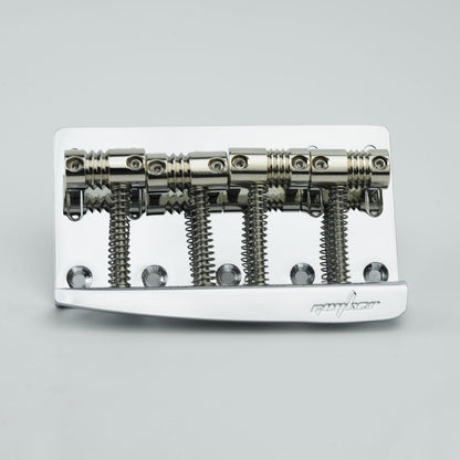 Guyker GB-204 4-String Electric Bass Bridge with Vintage Style Saddles