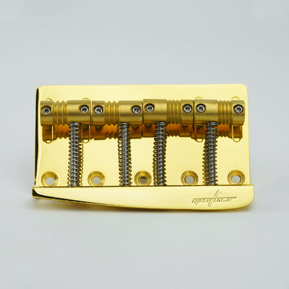 Guyker GB-204 4-String Electric Bass Bridge with Vintage Style Saddles