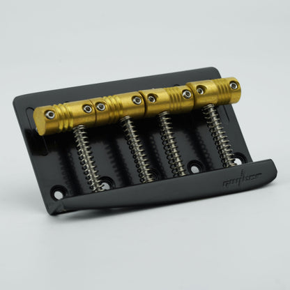 Guyker GB-204 4-String Electric Bass Bridge with Vintage Style Saddles
